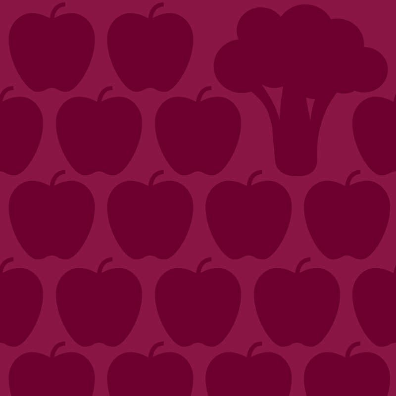 food pattern, maroon